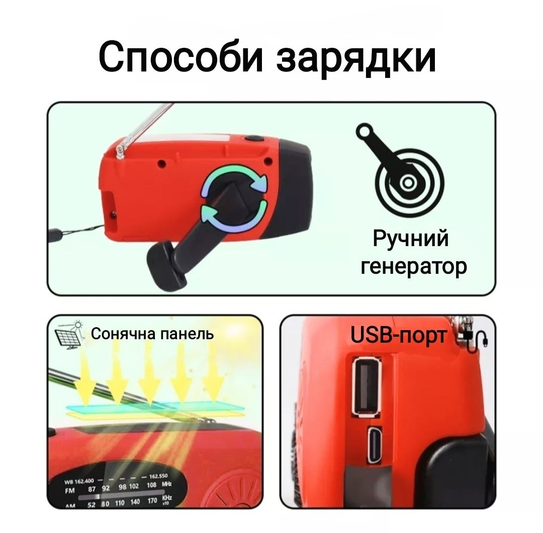 Павербанк для екстримальних умов 2000 mAh, зарядка