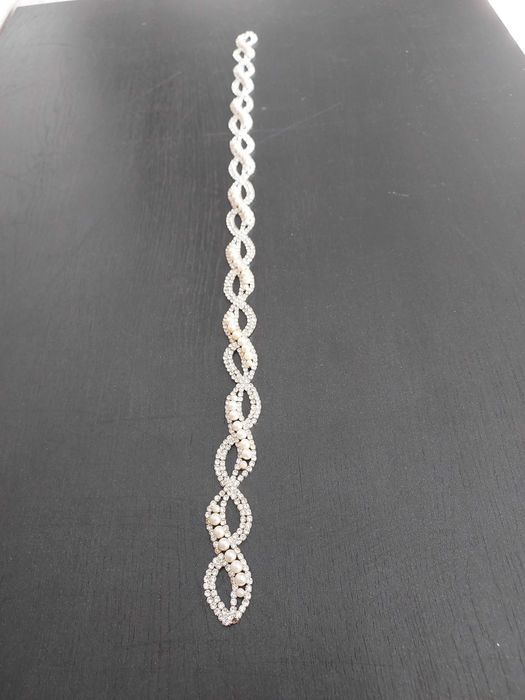 Діадема, весільна заколка, весільний аксесуар, намисто прикраса сукні