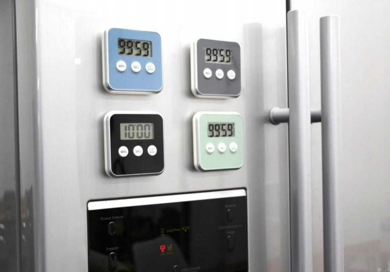 Minutnik Cyfrowy - Timer Kuchenny - NA MAGNES Digital Timer Turkus