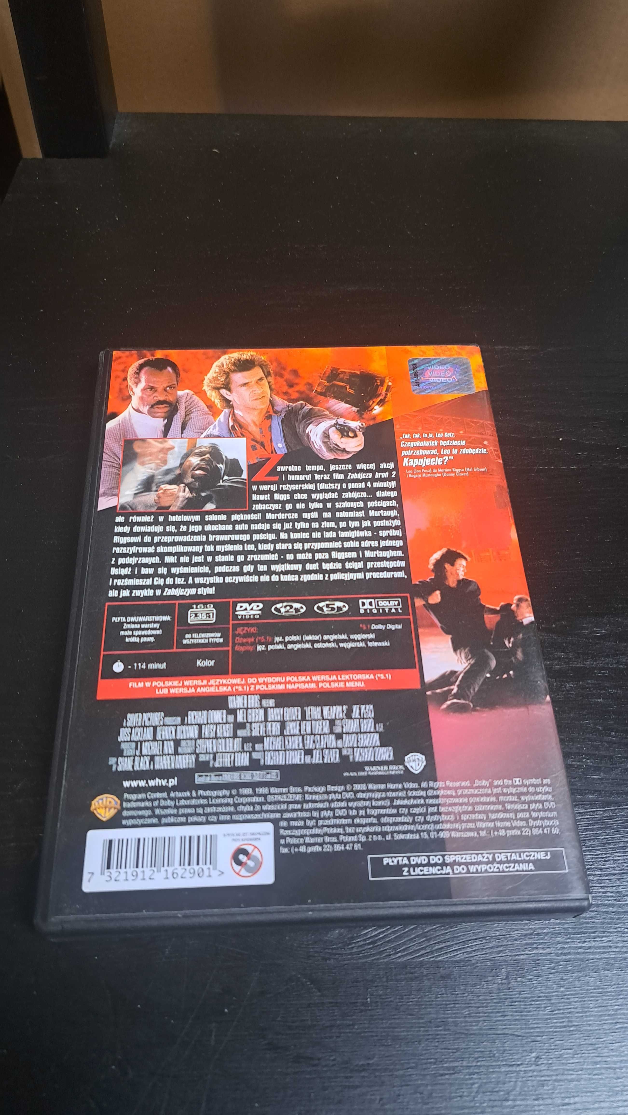 film DVD Zabójcza Broń 2 wersja reżyserska