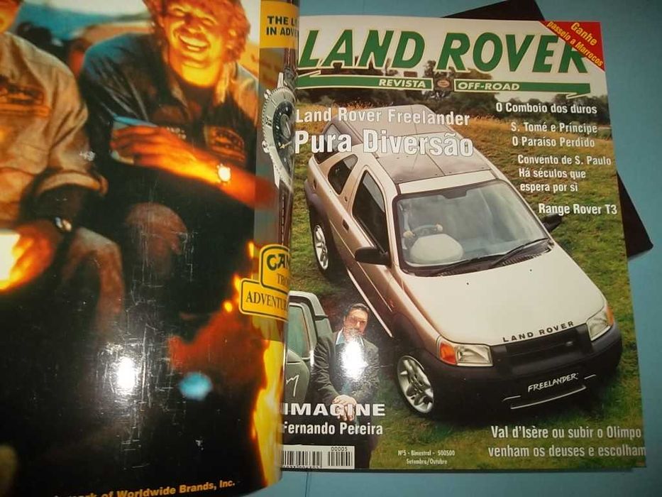 "LAND ROVER", revista de automobilismo, Nº 1 a 15.