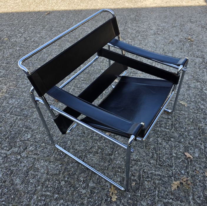 Wassily Chair Marcel Breuer fotel krzesło chrom