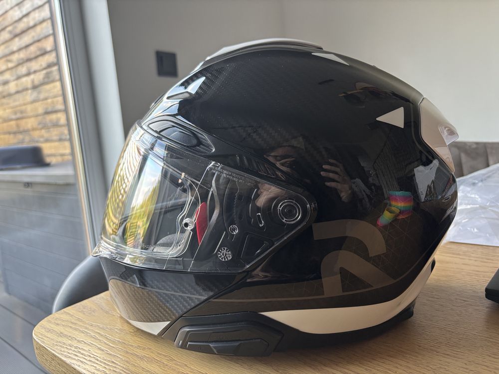 Kask szczękowy HJC RPHA91 Carbon rozmiar L + interkom