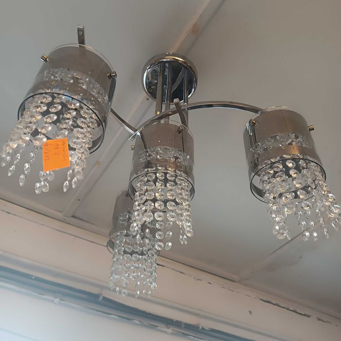 Żyrandol kryształowy 4 żarówki