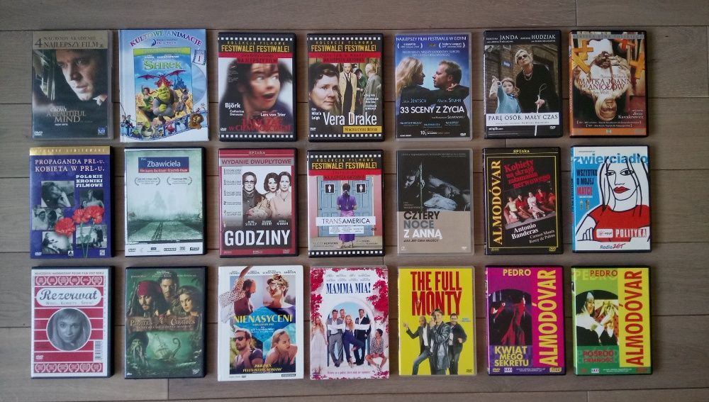 DVD film najlepsze tytuły oryginalne nowe