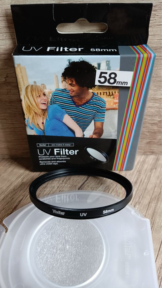 Vivitar UV Filter 58mm світлофільтр