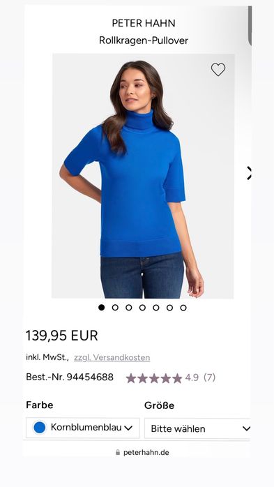 100 % кашемір гольф светр S/M cos massimo