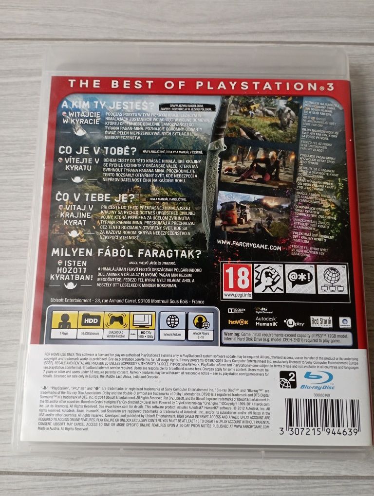 PS3 Far Cry 4 stan b.dobry