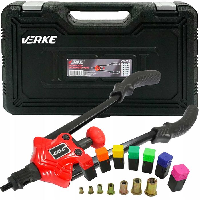 NITOWNICA RĘCZNA DO Nitonakrętek Nitów M3 - M12 Zestaw Do Nitowania