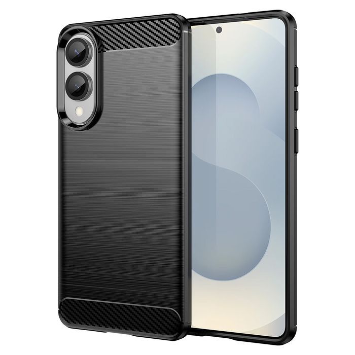 Futerał Carbon do Samsung Galaxy S25 Edge czarny