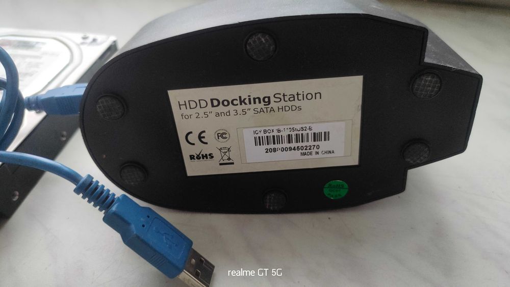 Док станція + HDD  Hitachi 3 Tb