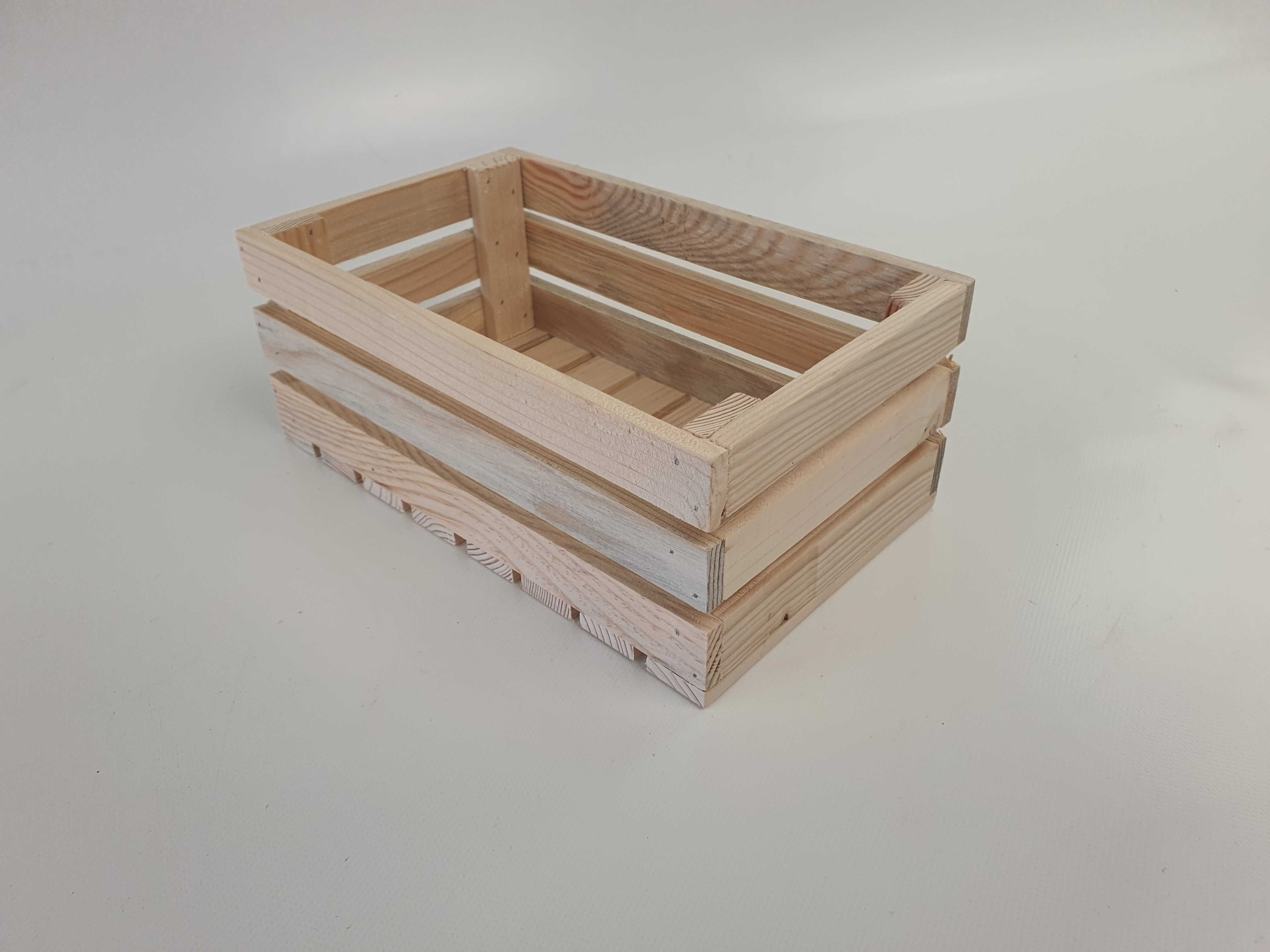 Skrzynka drewniana PREMIUM półka dekoracyjna 25x15x10 rozmiar S