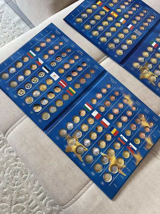 Capas para guardar séries de euros