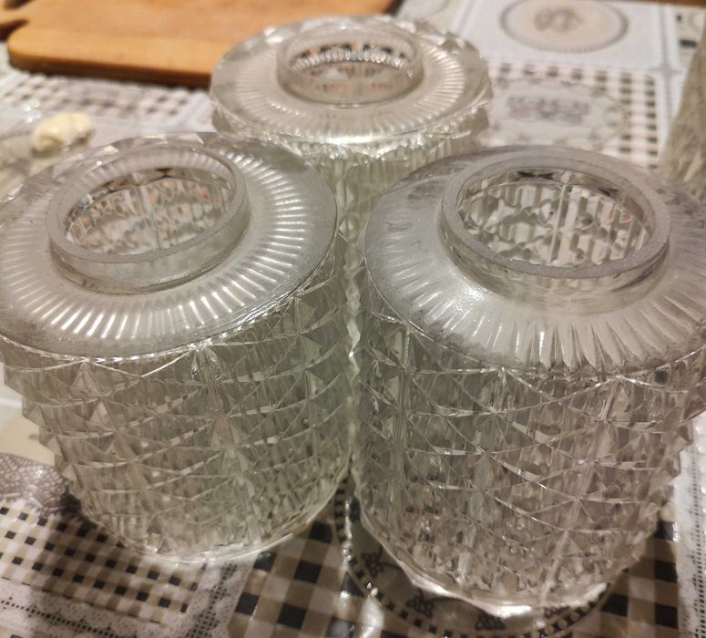 Плафони для люстри, светильника, бра 3 шт+1 шт