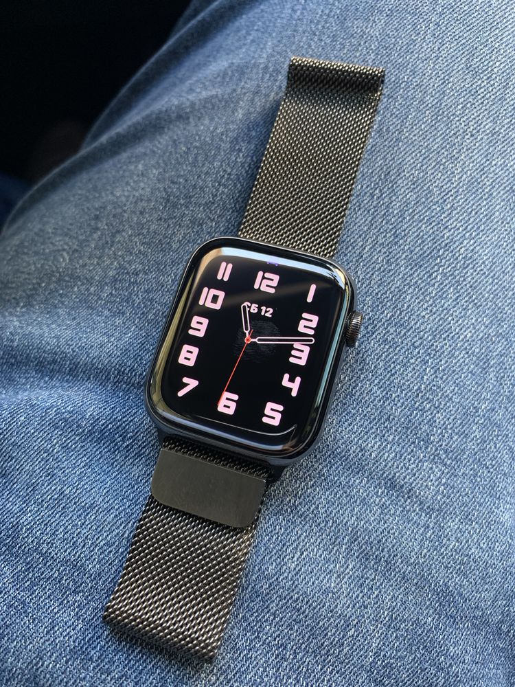 Apple Watch 7 Stainless Steel 46 mm Black