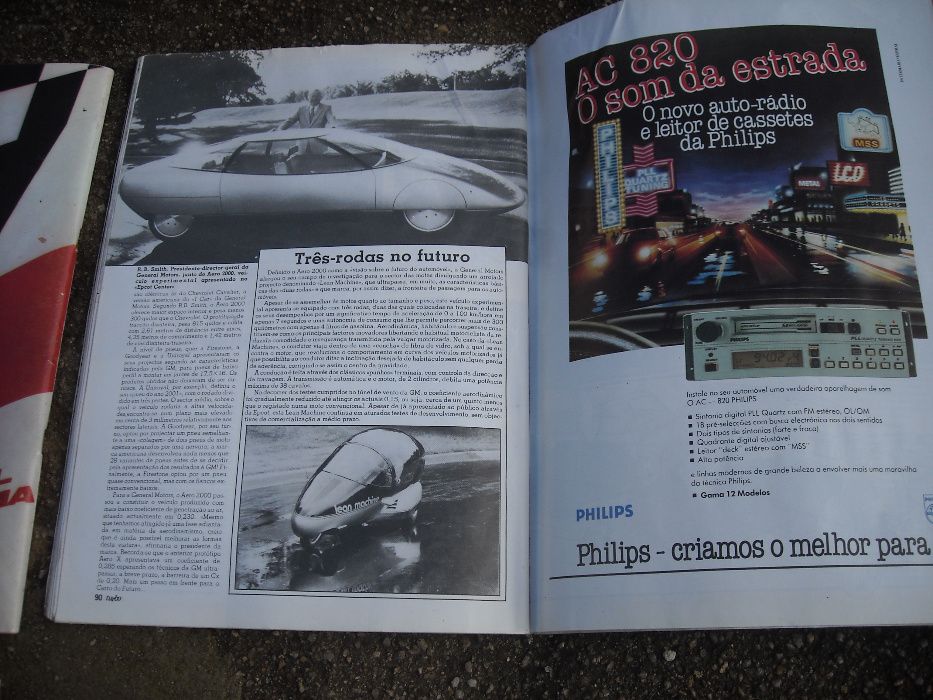 Revistas antigas auto automovel Turbo