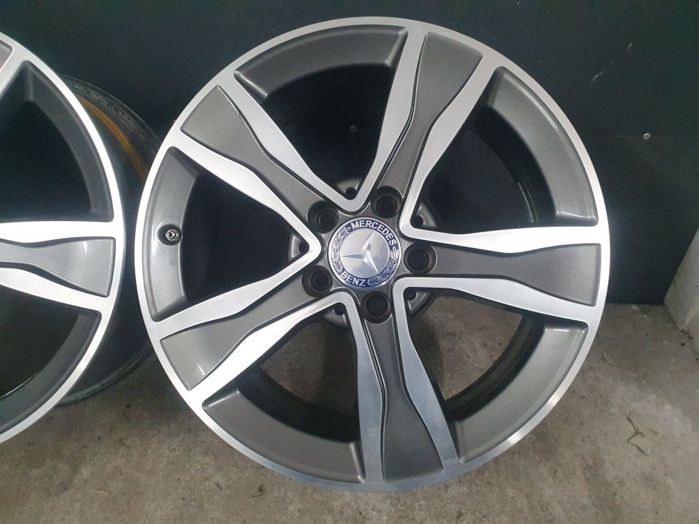 ALUFELGI MERCEDES C Klasa W205 S205 BiColor Jak NOWE! + Czujniki TPMS