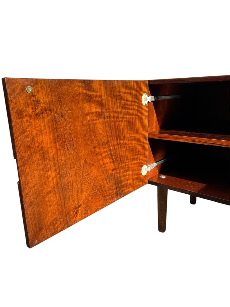 skandynawska komoda palisandrowa pod tv rtv Bramin Dania 1960s