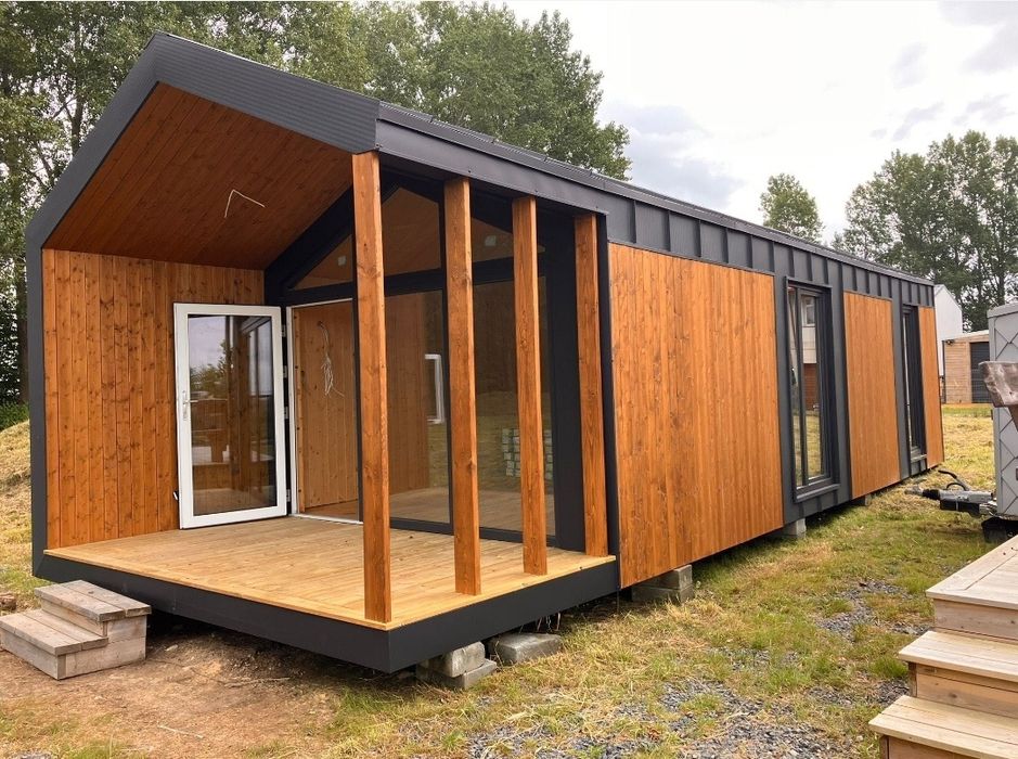 Domek całoroczny mobilny CIEPŁY i solidny NA ZAMÓWIENIE 4x11m PROMOCJA