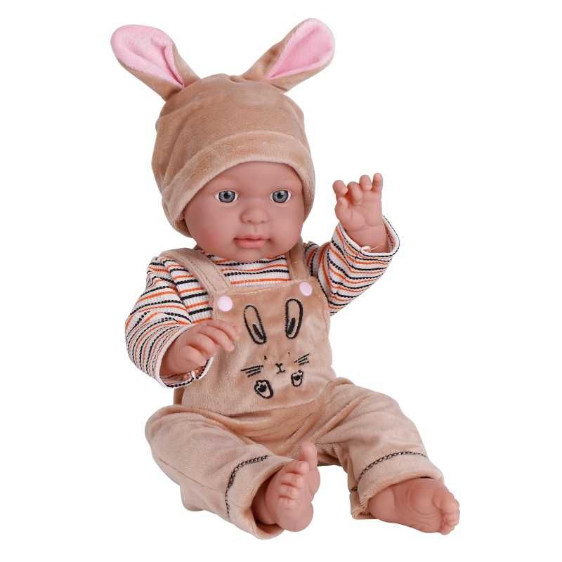 Lalka Bobas w Ubranku królik 46 cm