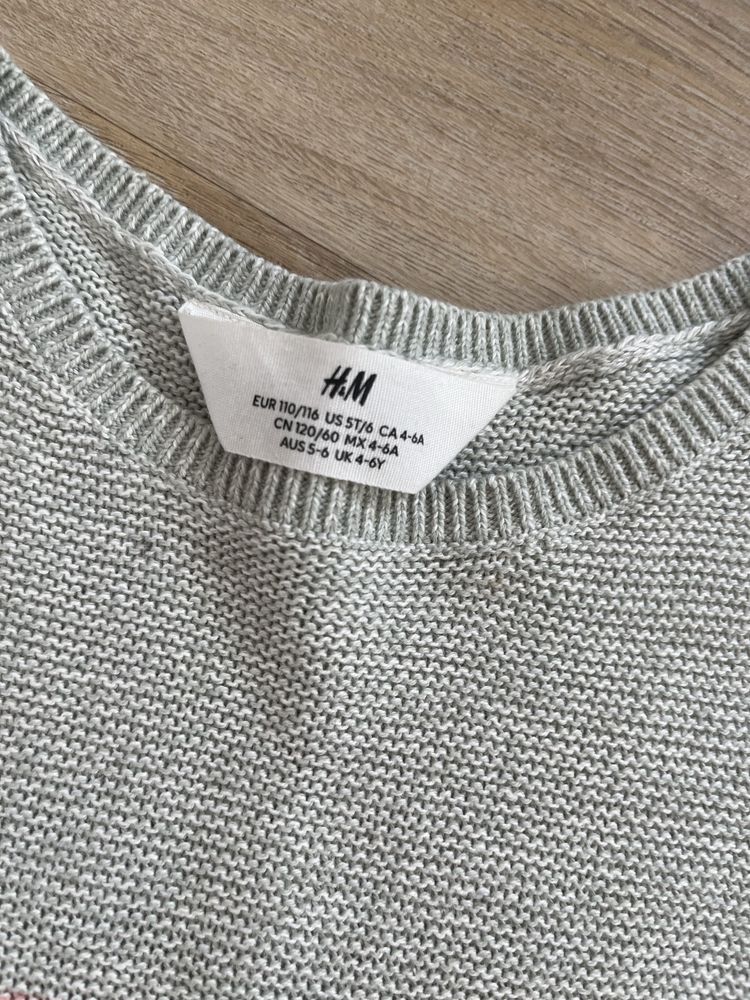 H&M nowy sweter dziewczynka