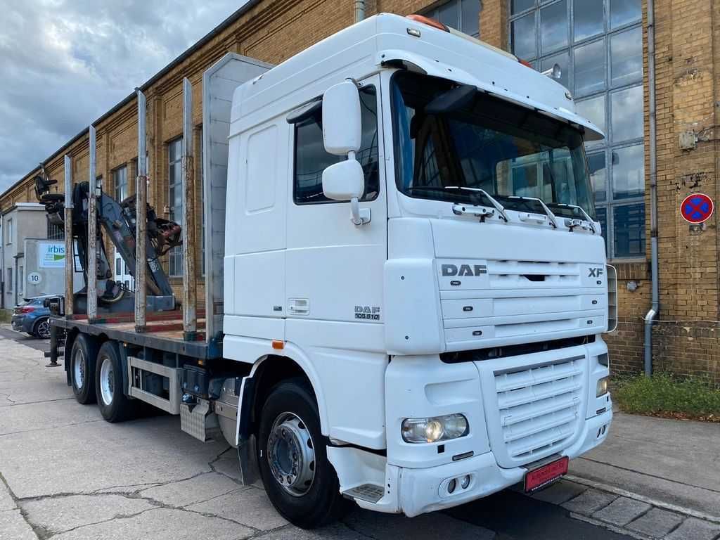 Лісовоз DAF 105.510 привід 6х4 кран PENZ 10000H Atlas для дерева