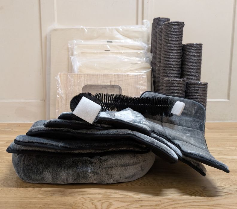 Modern Living Drapak dla Kota Chelsea Ciemnoszary 82x72x185cm DUŻY