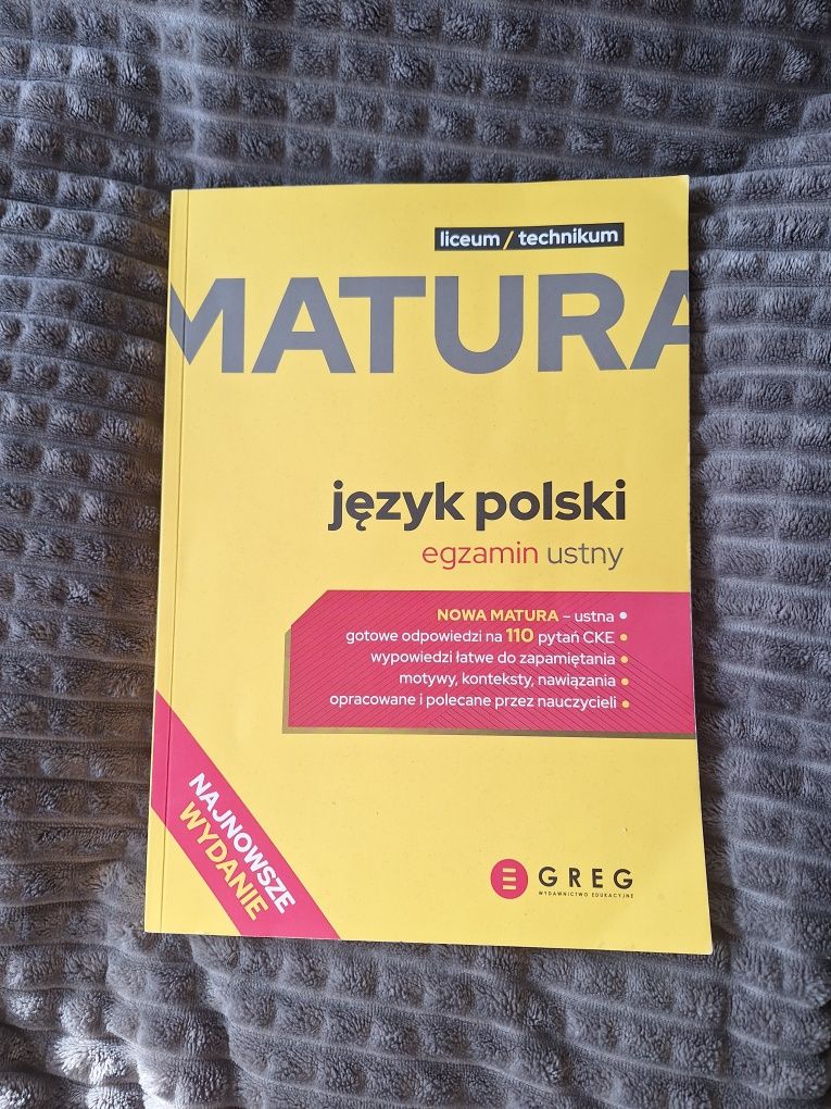 MATURA język polski, egzamin ustny
