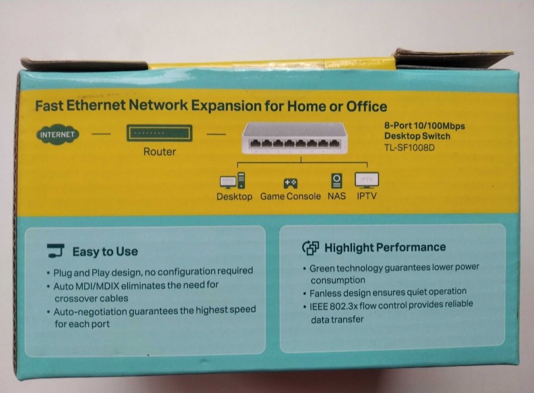 коммутатор TP-LINK TL-SF1008D