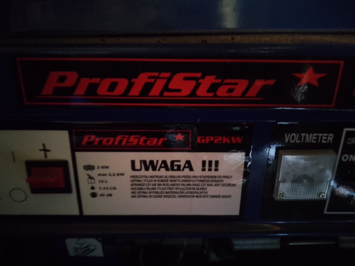 Agregat profistar 2KW Agregat generator prądotwórczy
