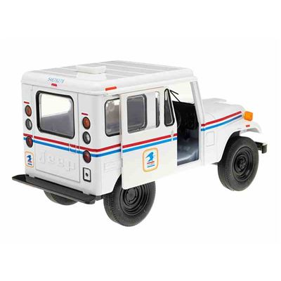 Model 1:26, 1971 Jeep Dj-5B Usps Edition, Biały (A