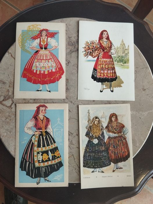 4 postais antigos Viana