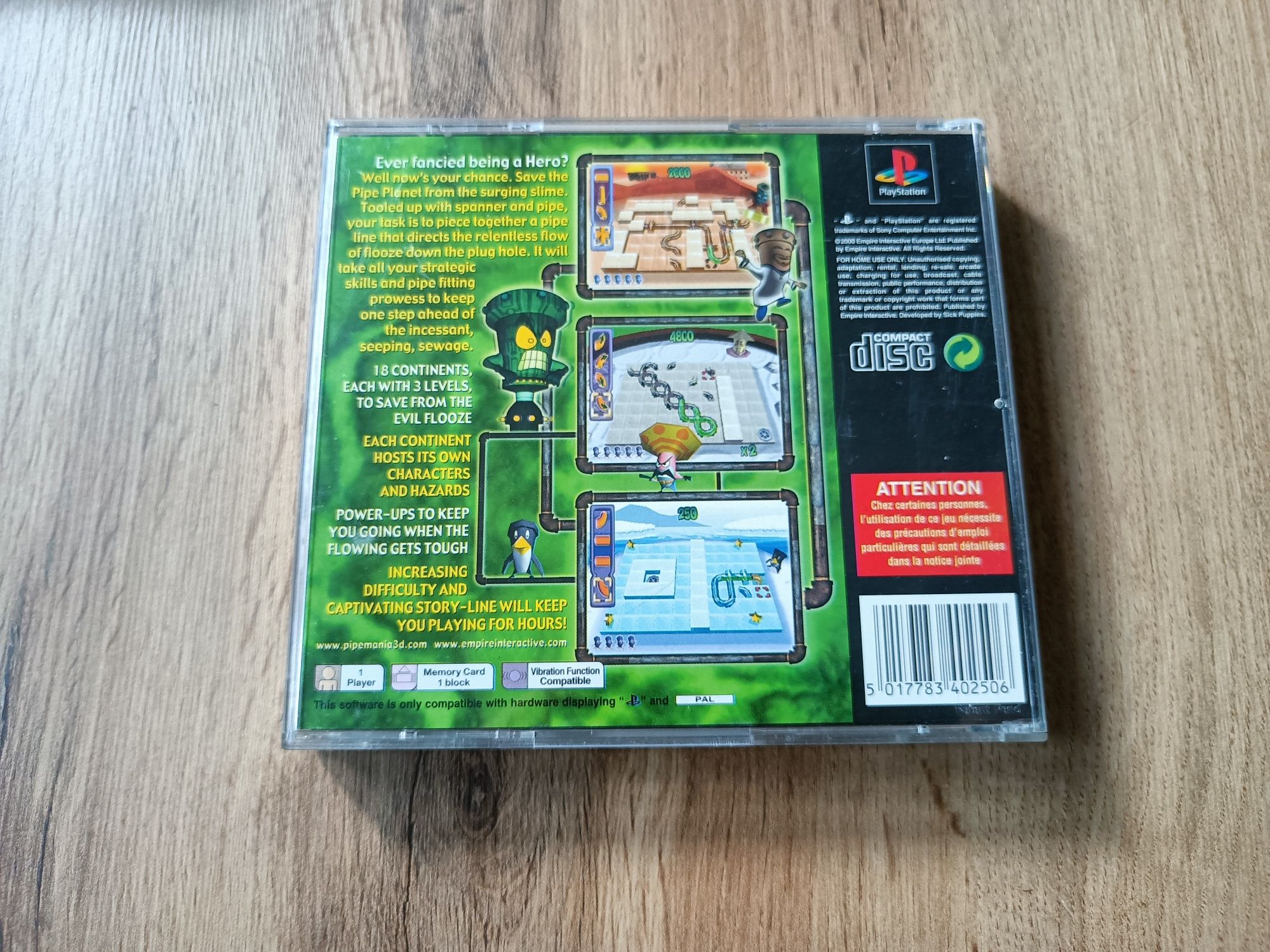 Pipe Mania 3D PSX Playstation 1