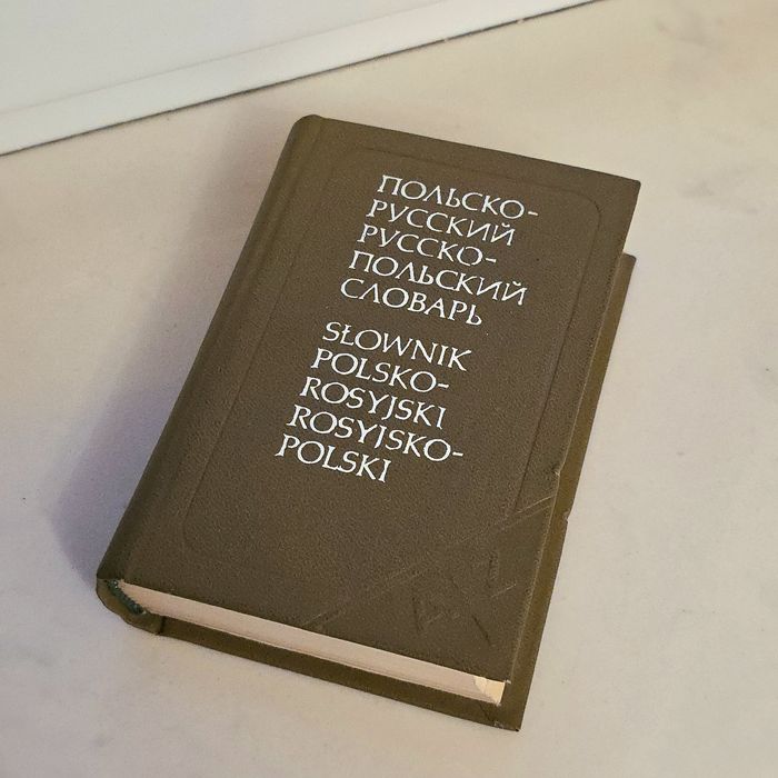 Słownik Polsko Rosyjski Rosyjsko Polski PRL