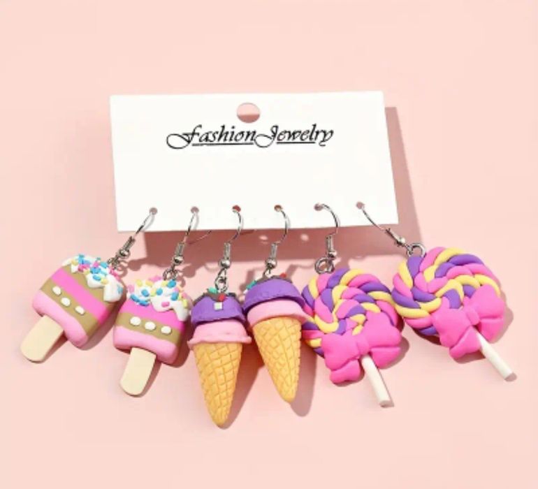 Kolczyki, nowe, wiszące