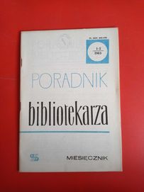 Poradnik Bibliotekarza, nr 1-2/1983, styczeń-luty 1983