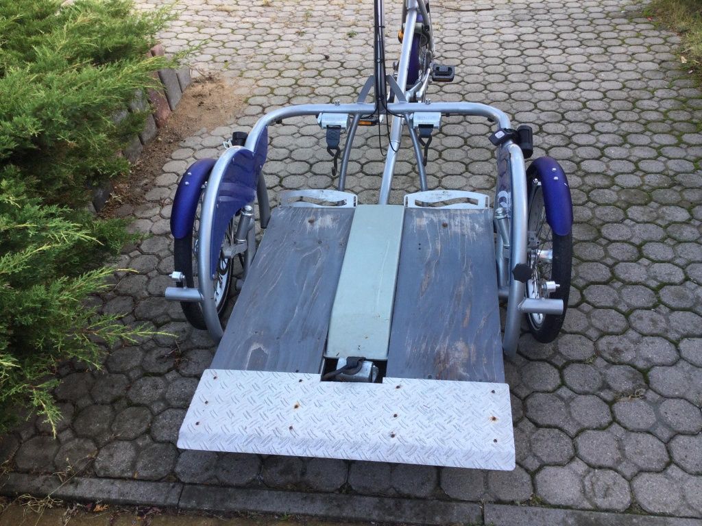 Rower z platformą