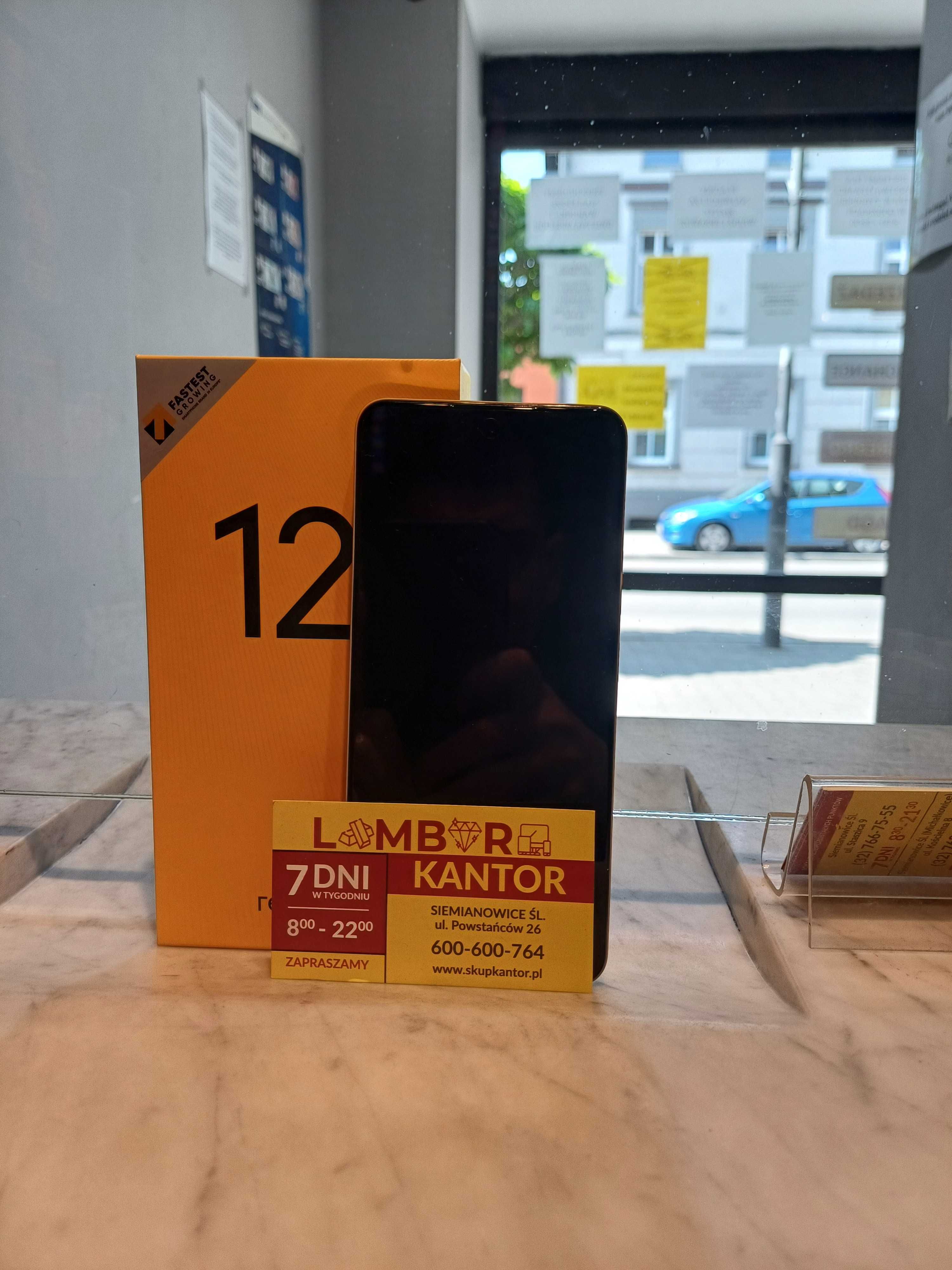 (1028/25)Realme 12+ 5G 8GB/256GB/Android14 Sieć T-mobile Nowy!!