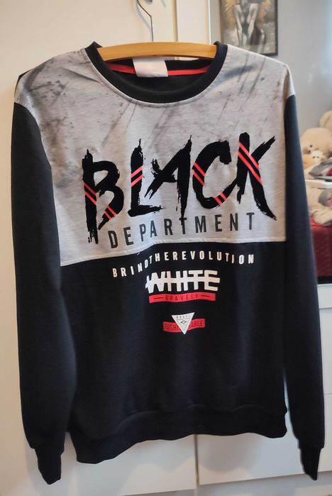 Męska cienka bluza bez kaptura