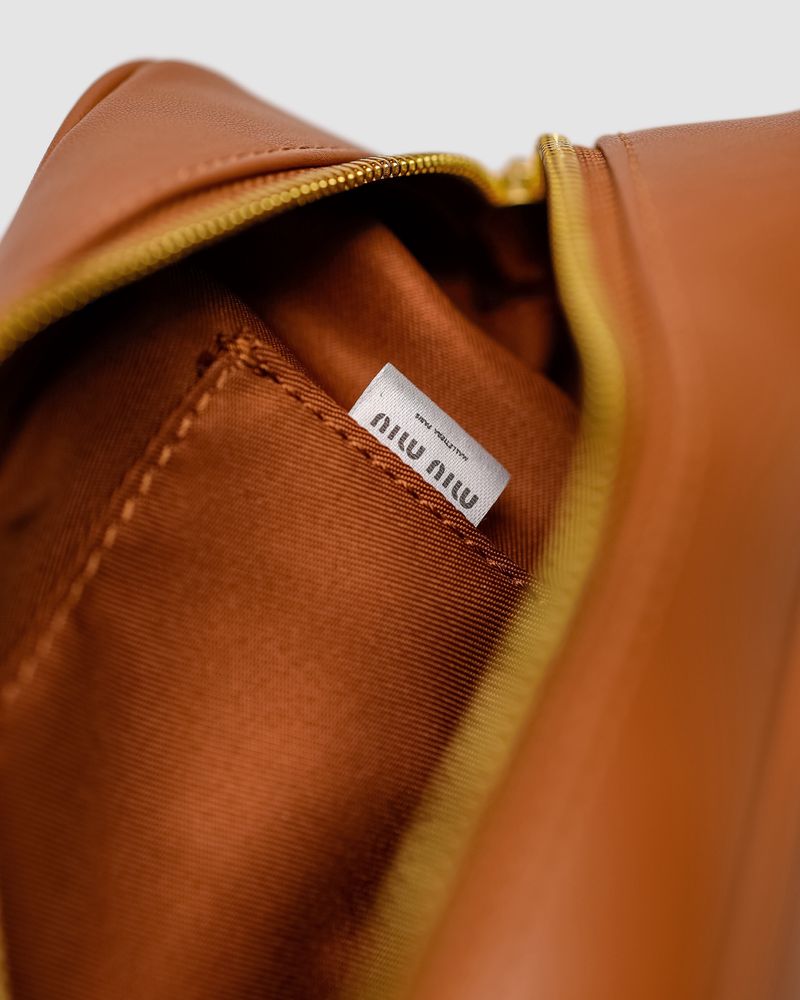 Torebka Miu Miu Arcadie Brown