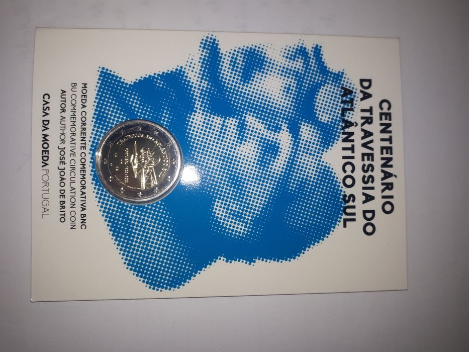 Moeda comemorativa 2 euros .
