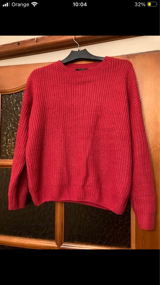 Czerwony sweter Esmara