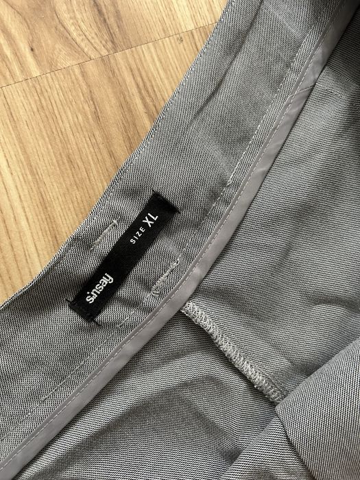 Szare spodnie wide leg
