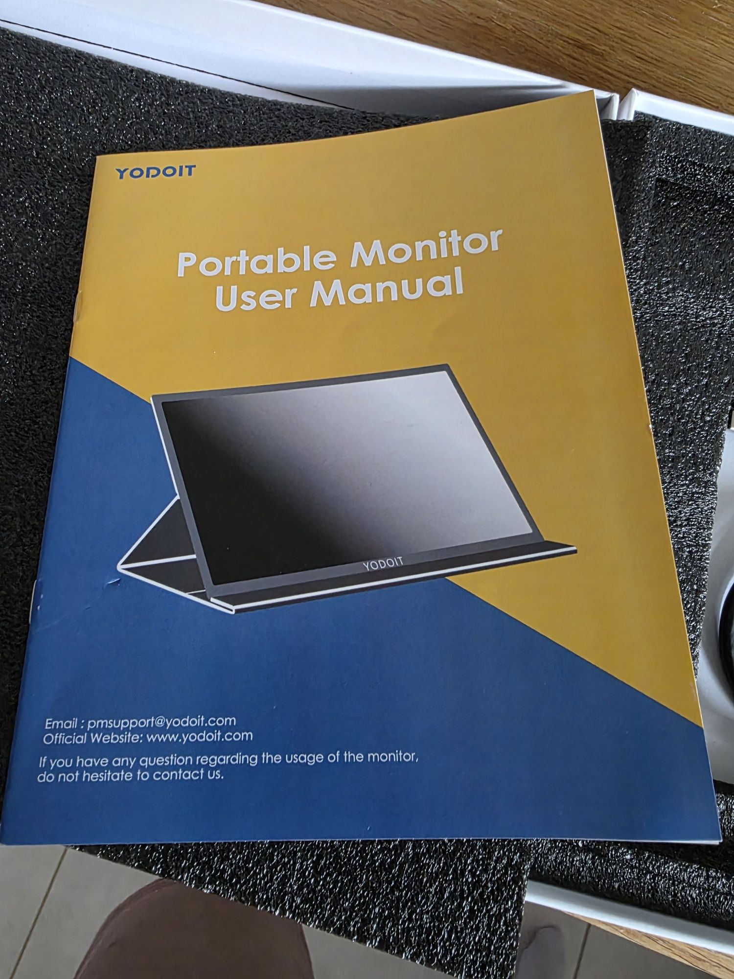 Monitor przenośny do komputera XBOXA MACBOOKA LCD YODOIT FHD 16