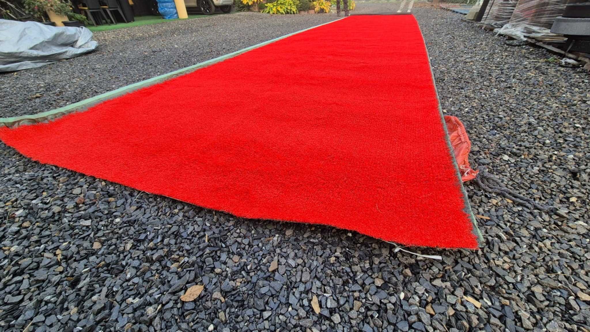 Trawa Crosfit pod sanki czerwona 2 na 10 metrów