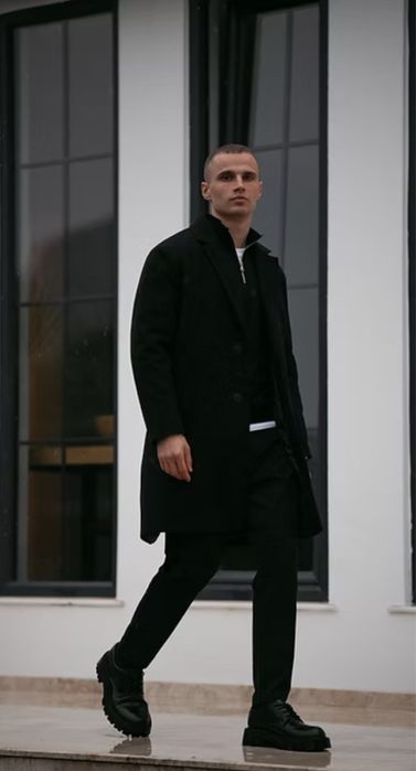 Чоловіче пальто OCEAN (Чорне)