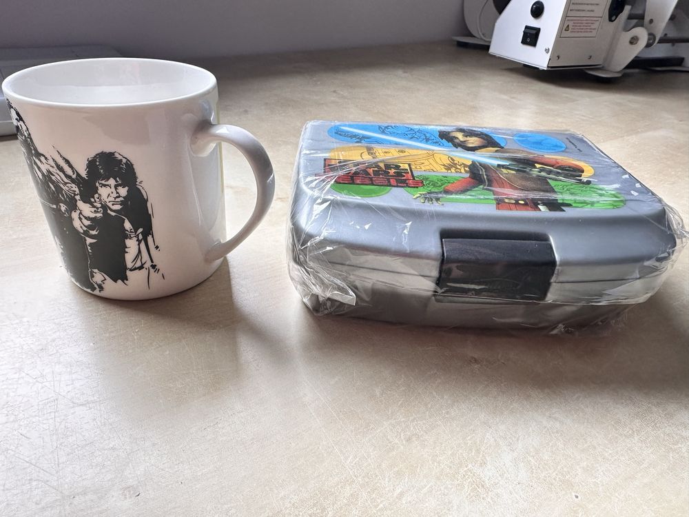 Zestaw kubek Star Wars pojemnik na lunch śniadanie Disney nowe