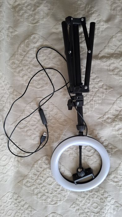 Anel de luz para telemóvel