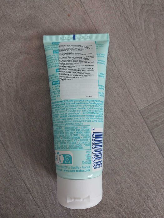 YVES ROCHER Maska nawilżająca SOS z wodą komórkową Carpobrotus Edulis