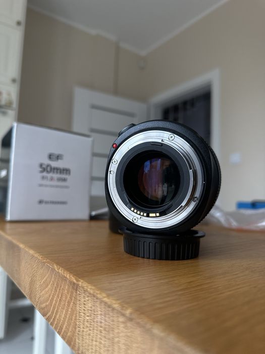 Canon EF 50mm f/1.2 L USM – stan salonowy, jak nowy! Okazja